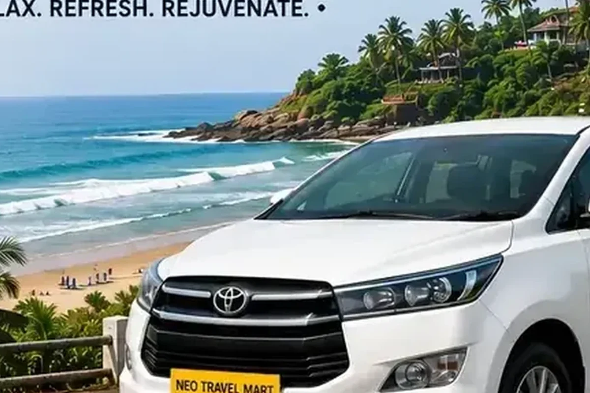 Kovalam taxi service poster by Neo Travel Mart