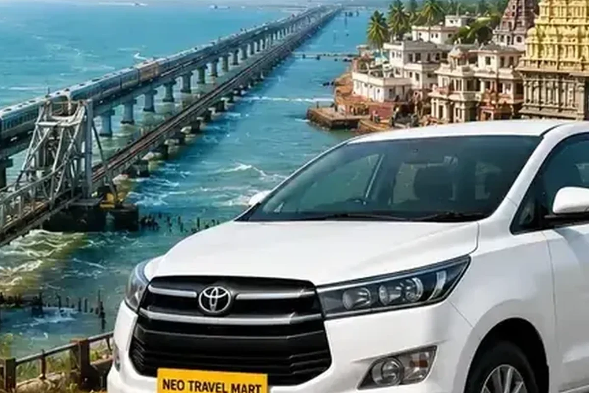 Rameswaram taxi service poster by Neo Travel Mart